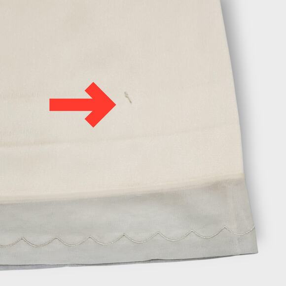 Vtg Vassarette Hollywood Mesh Embroidered Slip Sz 34A Neutral Nude Rockability - Picture 13 of 14